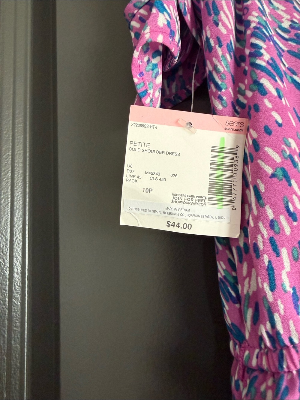 Simply Styled Pink Multi Ruffle Cold-Shoulder Dress - Picture 4 of 5